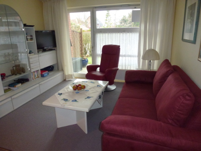 Wohnzimmer der Ferienwohung Karina